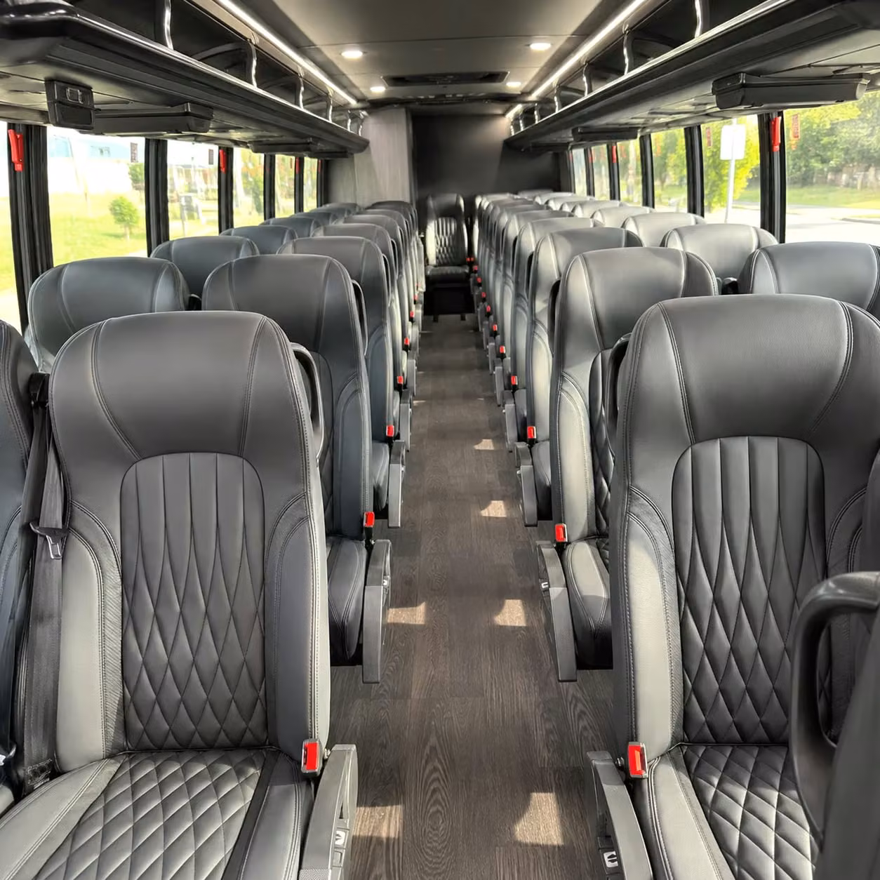 30 passenger minibus interior