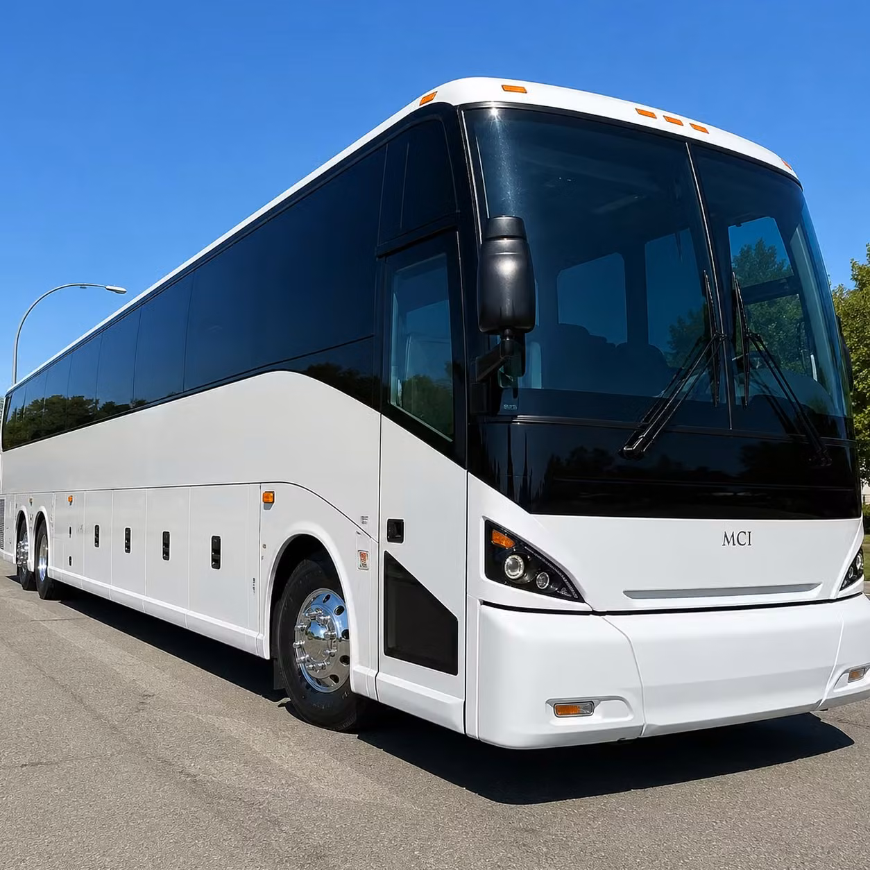 56 passenger charter bus