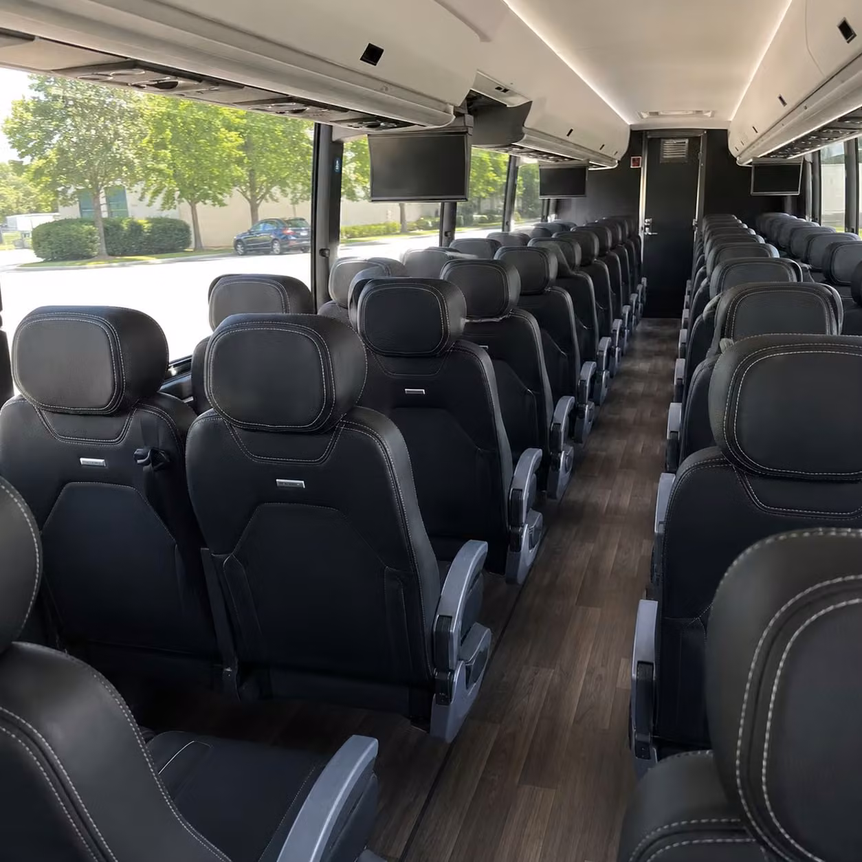 rancho cucamonga charter bus interior