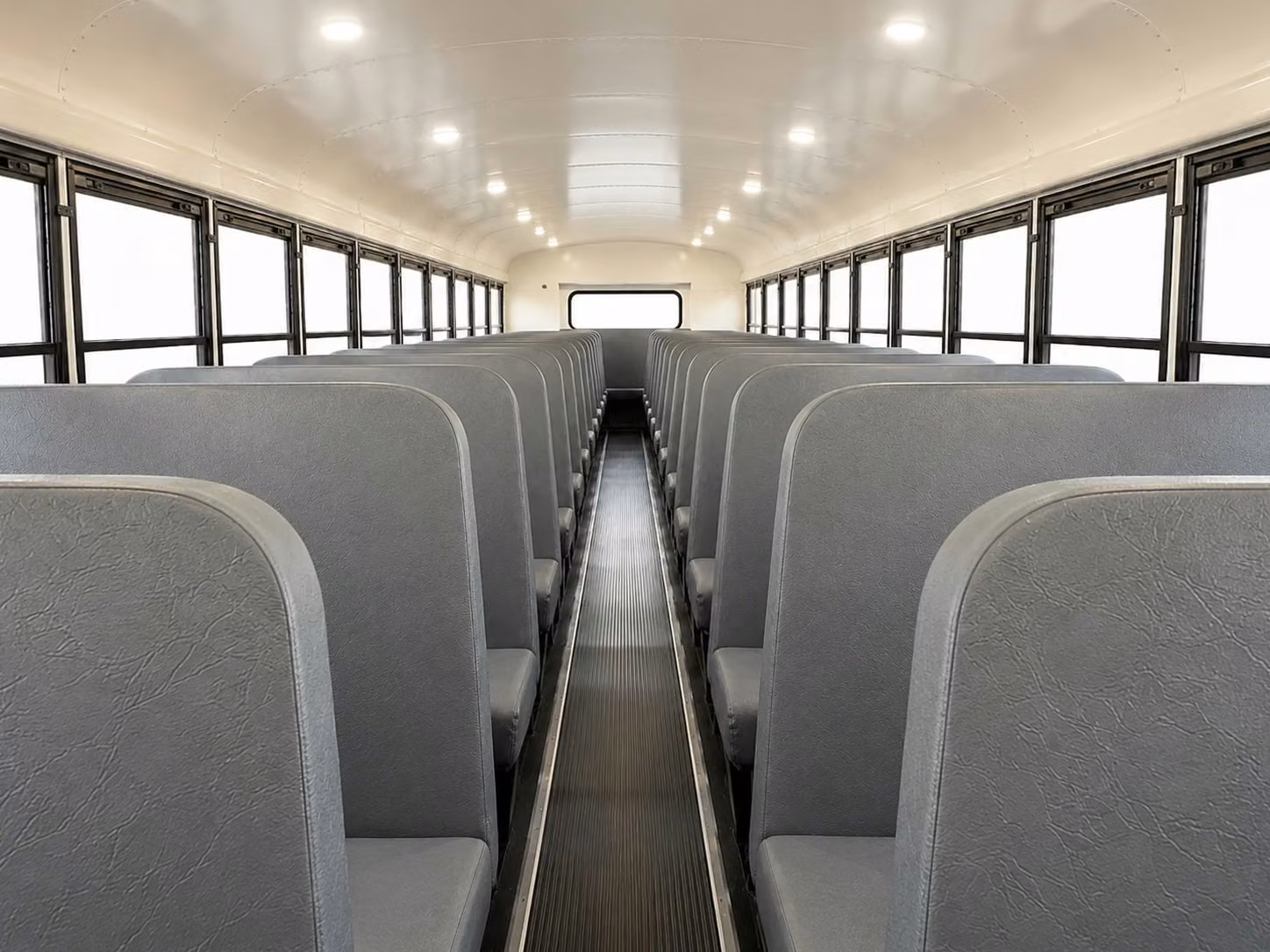school bus inside